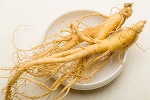 Root Ginseng pentru a crește potența